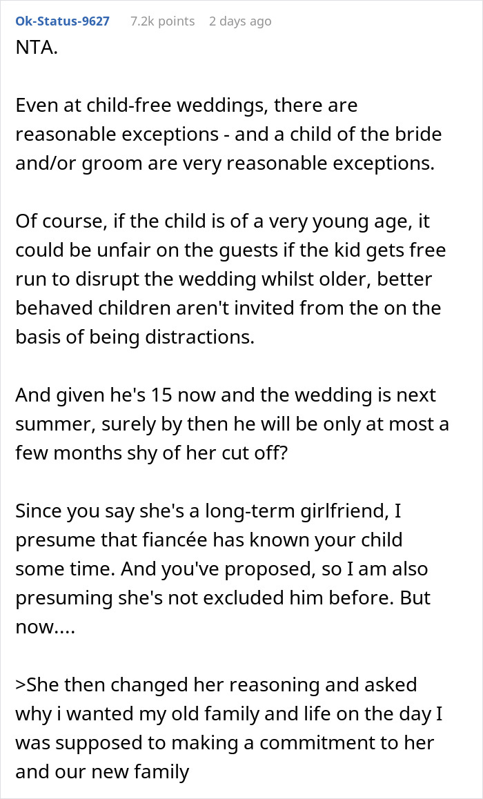 People Tell This Dad To Run From Fianc&eacute;e After She Freaked Out Over His Son Being In The Wedding