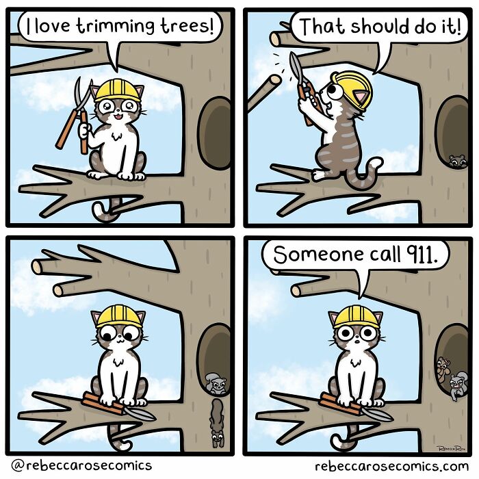 42 Comics With Weird And Unexpected Endings By Rebecca Rose (New Pics)