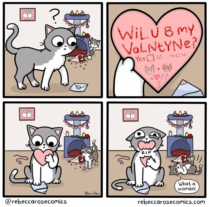 42 Comics With Weird And Unexpected Endings By Rebecca Rose (New Pics)