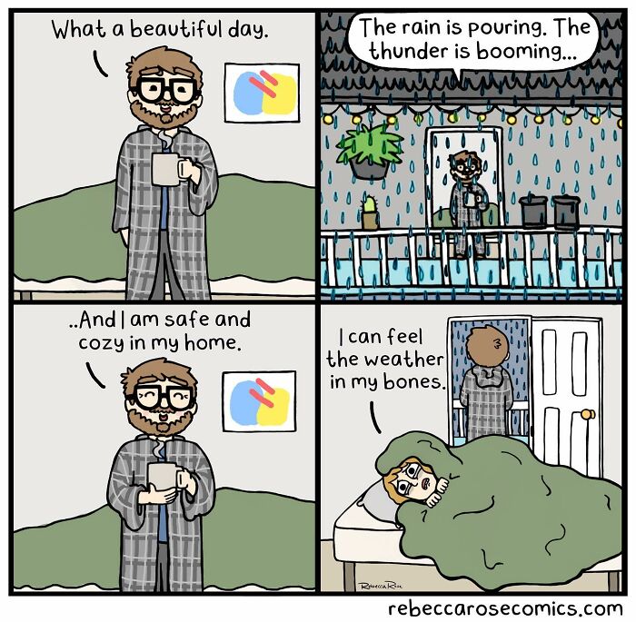 42 Comics With Weird And Unexpected Endings By Rebecca Rose (New Pics)