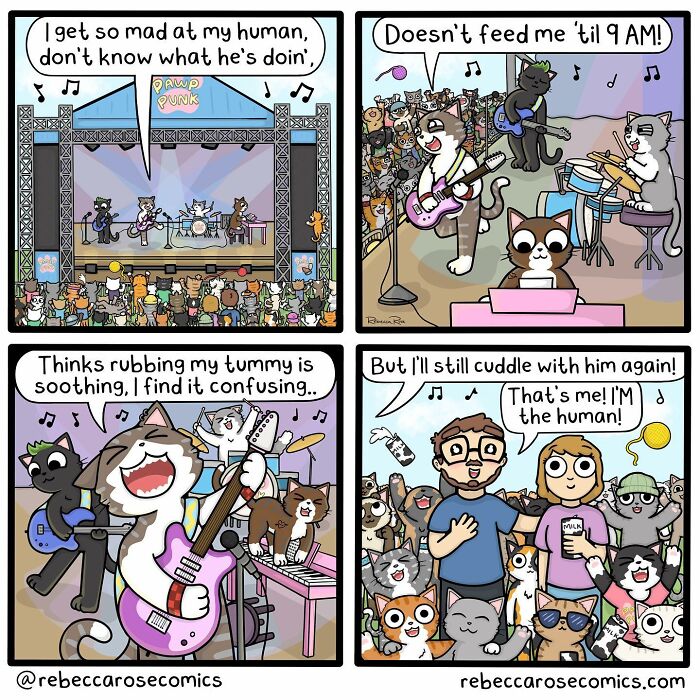 42 Comics With Weird And Unexpected Endings By Rebecca Rose (New Pics)