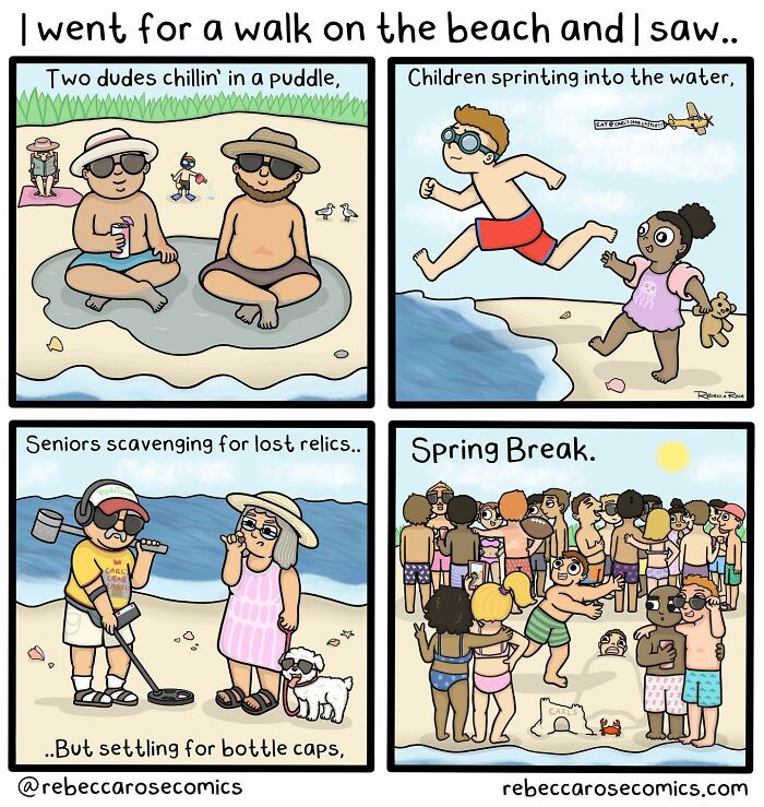 42 Comics With Weird And Unexpected Endings By Rebecca Rose (New Pics)