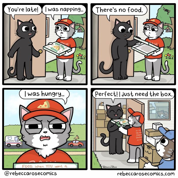 42 Comics With Weird And Unexpected Endings By Rebecca Rose (New Pics)