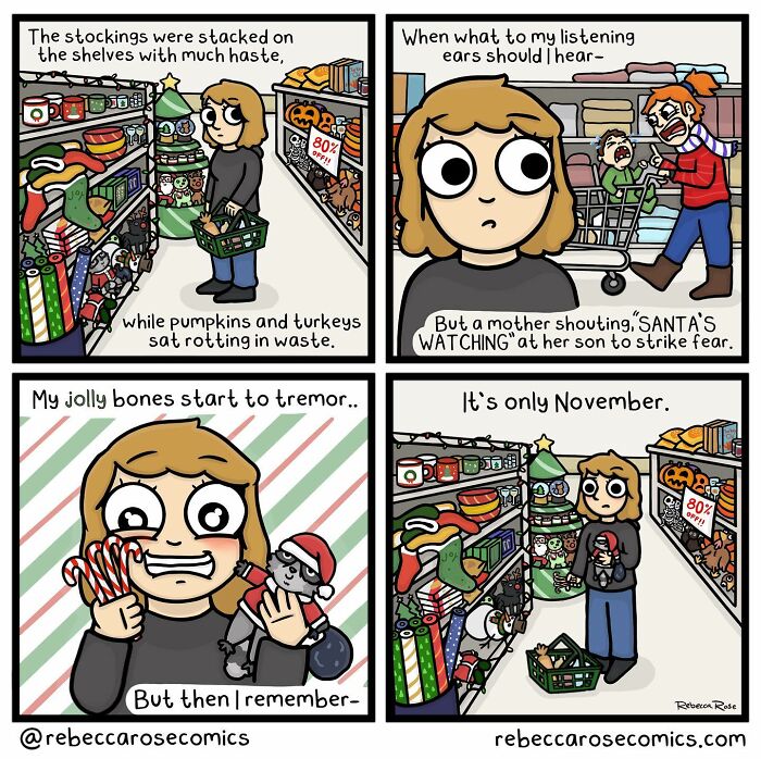 42 Comics With Weird And Unexpected Endings By Rebecca Rose (New Pics)