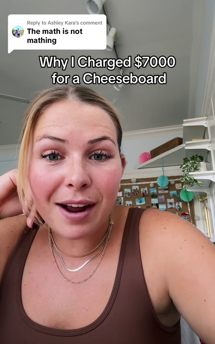 Woman Charges $7,000 For A Cheese Board, Gives The Cost Breakdown After People Freak Out