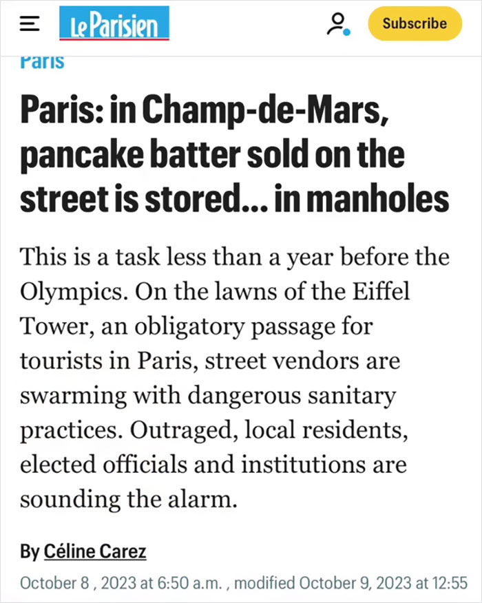 American Goes Viral Explaining Why No One Should Ever Eat Parisian Street Food American Goes Viral Explaining Why No One Should Ever Eat Parisian Street Food