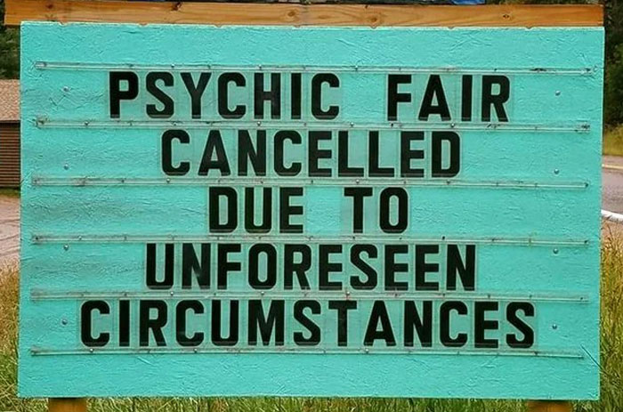 Feria de psíquicos cancelada por circunstancias imprevistas