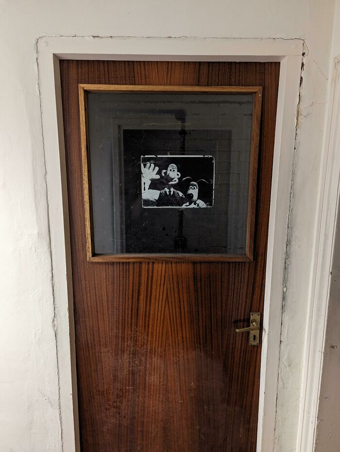 This Door In A Semi-Abandoned Wing Of A Factory