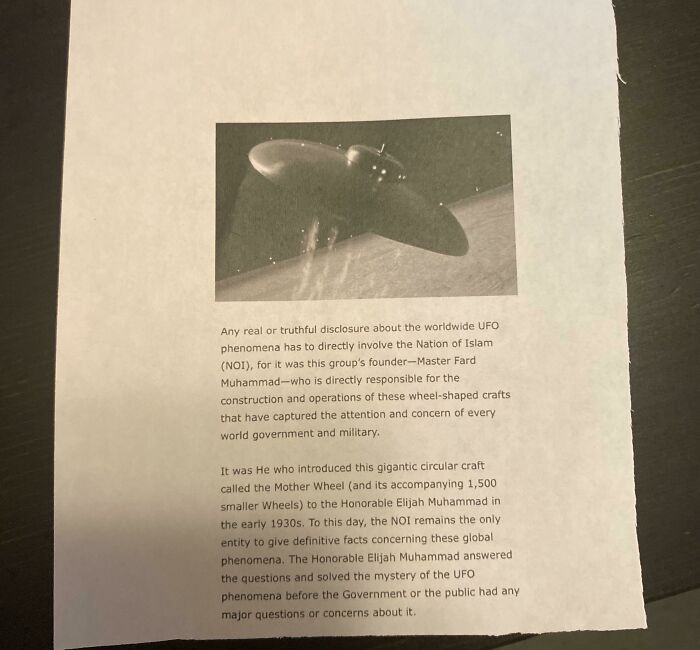 Found This Stuffed Into My Front Door Today