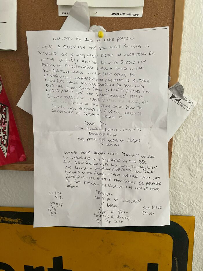 This Came Through My Door The Other Week