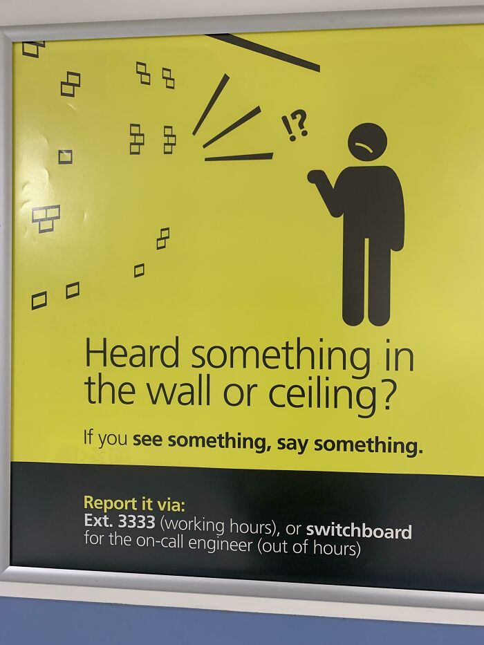 This Sign At My Local Hospital