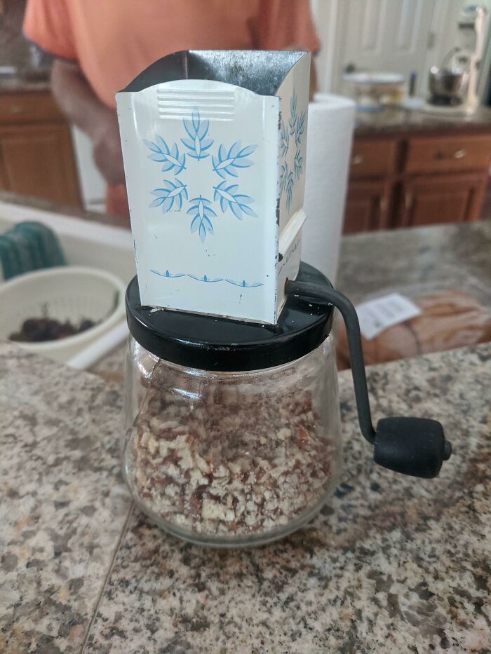 My Grandma's Androck Nut Chopper:) She Says It's About 65 Years Old