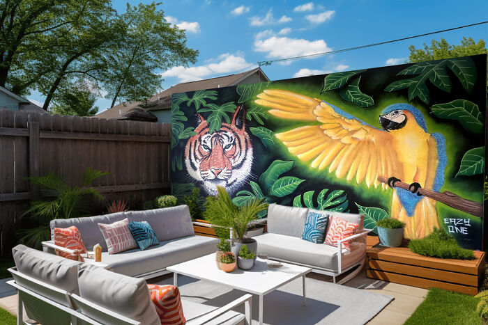 Mural By Street Artist Eazy One In Geneva Switzerland - Https://Www.eazyone.ch