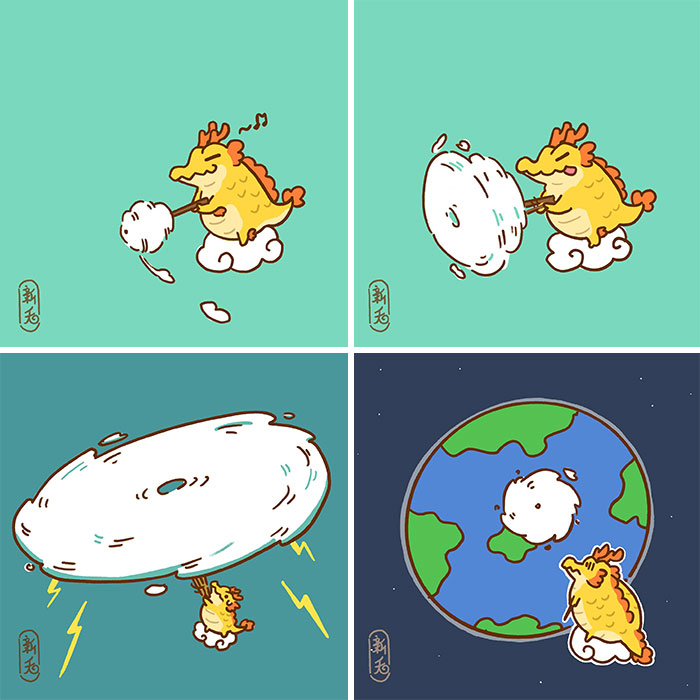 New Simple Single-Panel And Adorable Comics By “Brain Hole Sky” Will Brighten Your Day