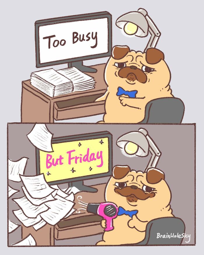 New Simple Single-Panel And Adorable Comics By “Brain Hole Sky” Will Brighten Your Day