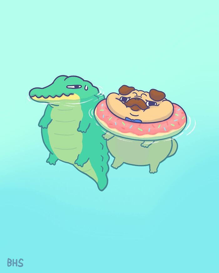 New Simple Single-Panel And Adorable Comics By “Brain Hole Sky” Will Brighten Your Day