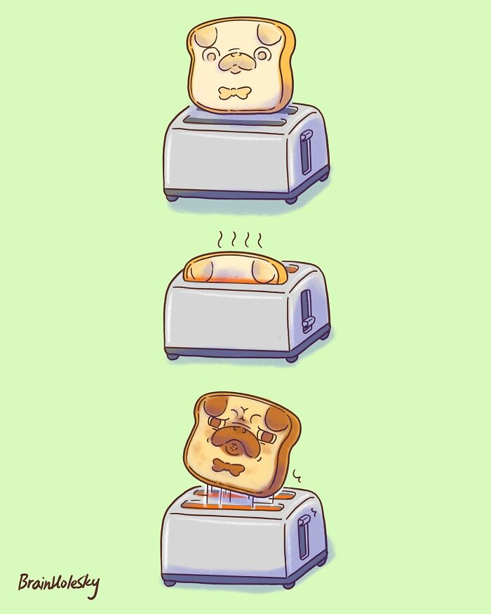 New Simple Single-Panel And Adorable Comics By “Brain Hole Sky” Will Brighten Your Day