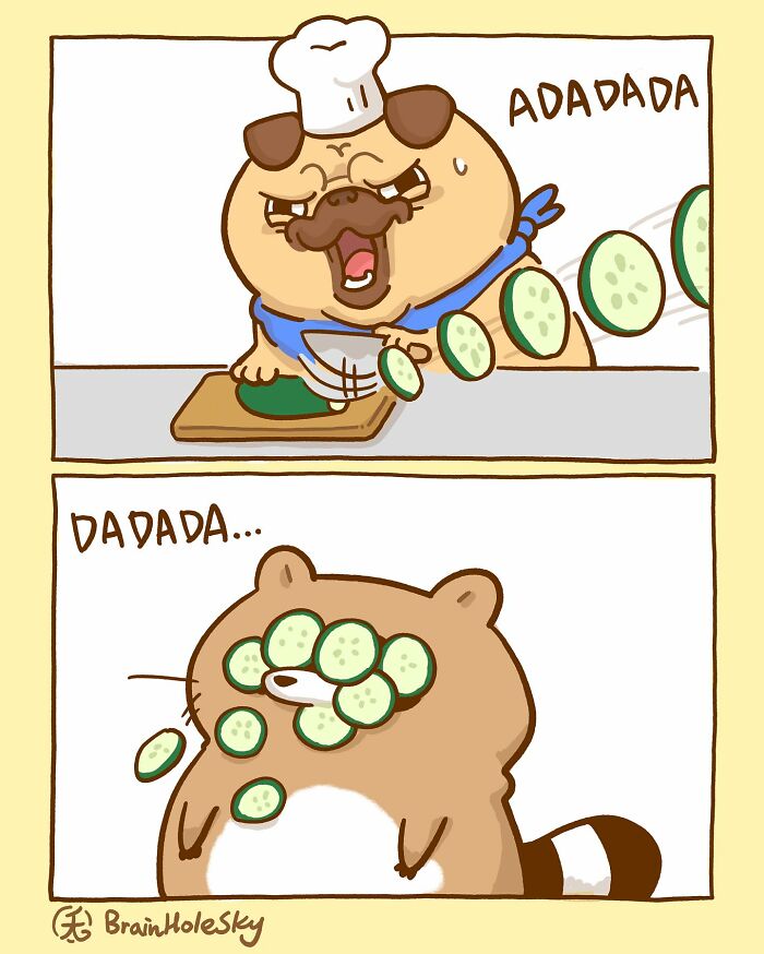 New Simple Single-Panel And Adorable Comics By “Brain Hole Sky” Will Brighten Your Day