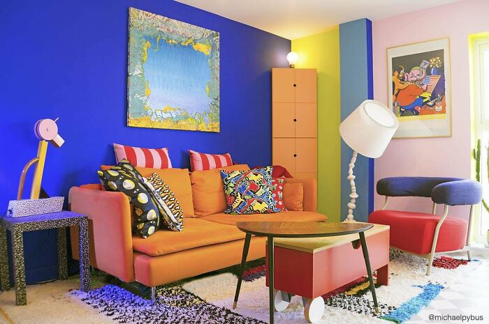 I Recently Completed My Living Room/Kitchen Which Features Many Pieces Of 90s IKEA Furniture As Well As Being Heavily Influenced By That Decade In General