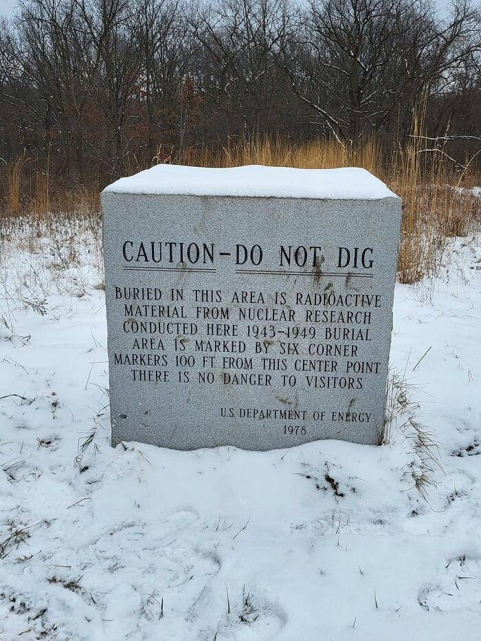 In Chicago Near The Former Site Of The Argonne National Laboratory, An Early Site Used For The Manhattan Project