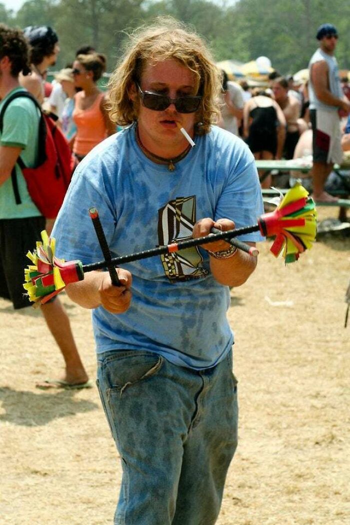 Devil Sticks (And This Guy)