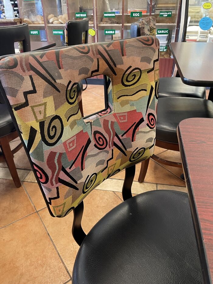 This Chair’s Back Pattern Felt Very Nostalgic To Me