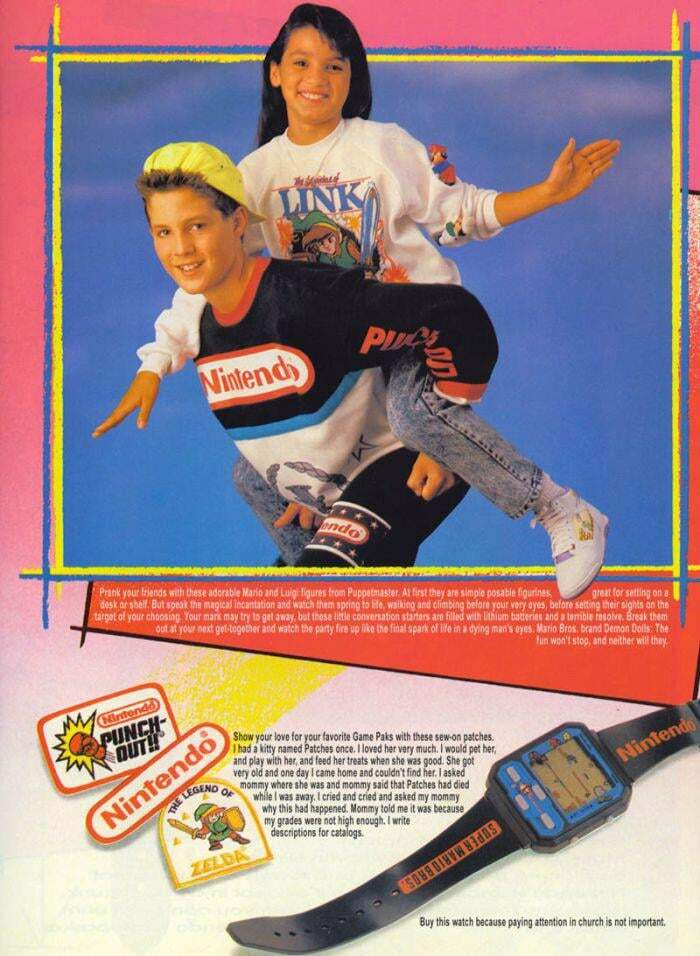 Pages From A 1990 Nintendo Catalog