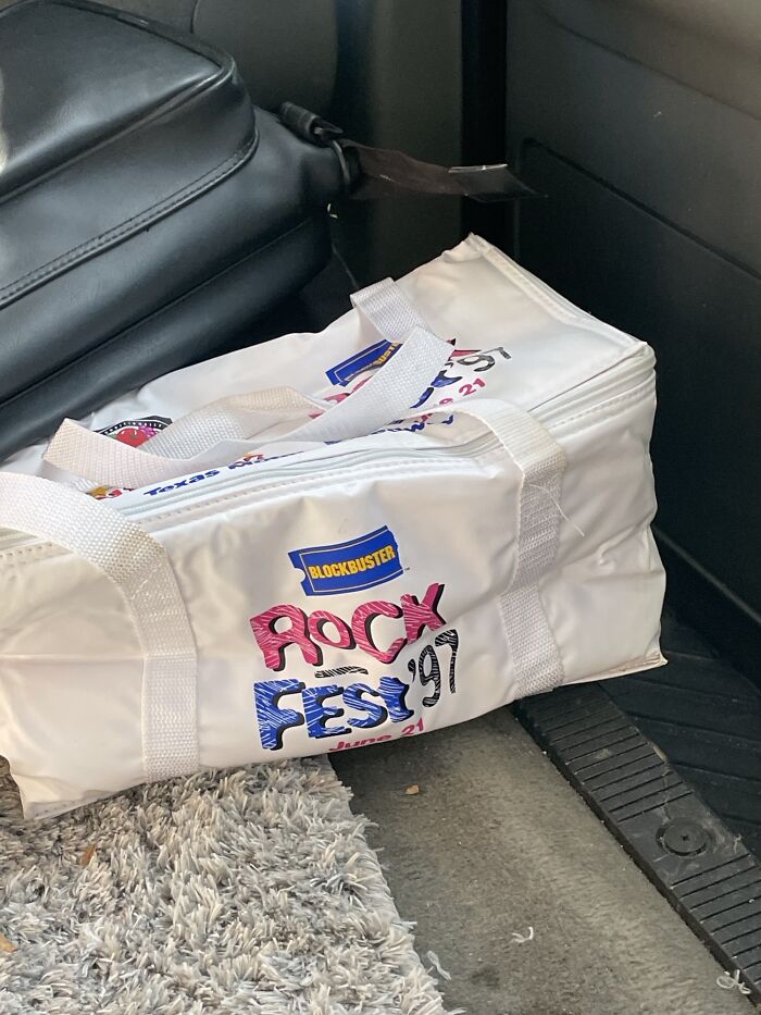 Found This Limited Edition Tiny Ice Chest From A Rock Festival In 1997!