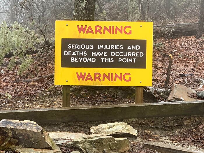 This Is A Pretty Ominous One At Hanging Rock State Park In North Carolina