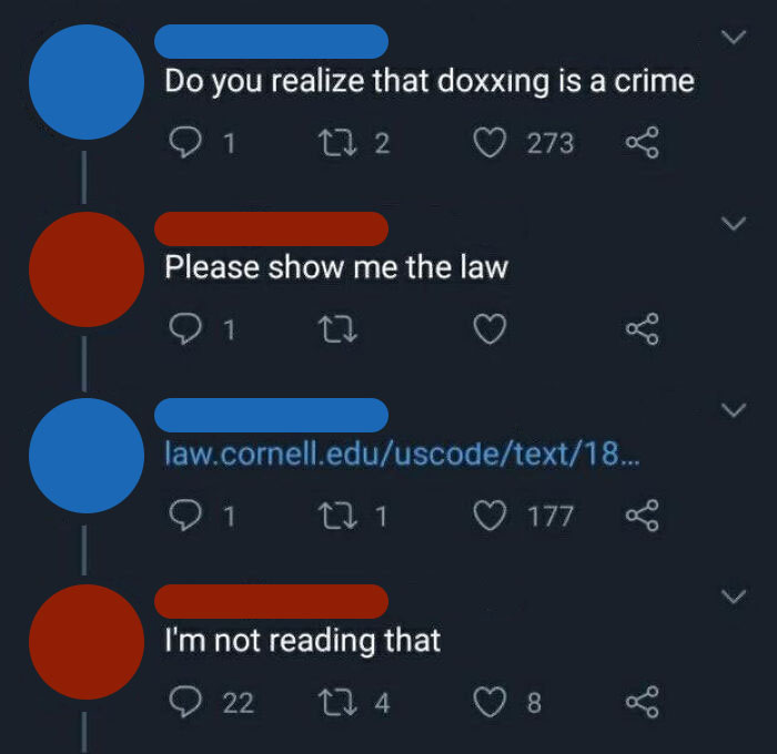 Then Why Did You Reply?