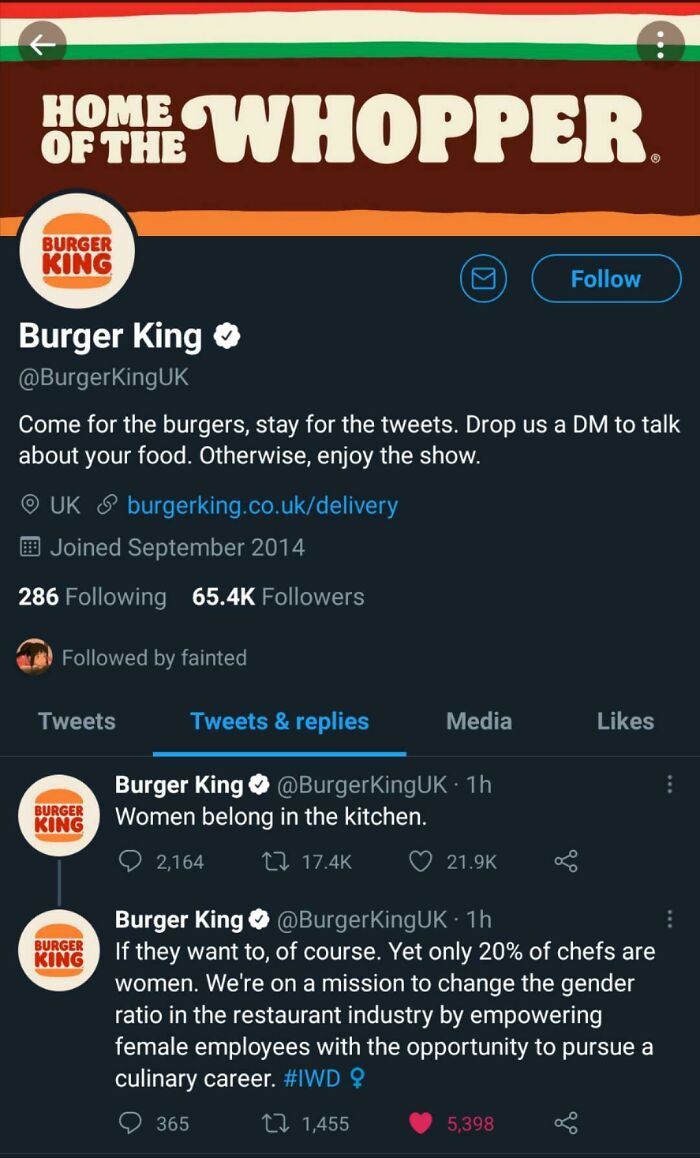 Thank You Brand Twitter