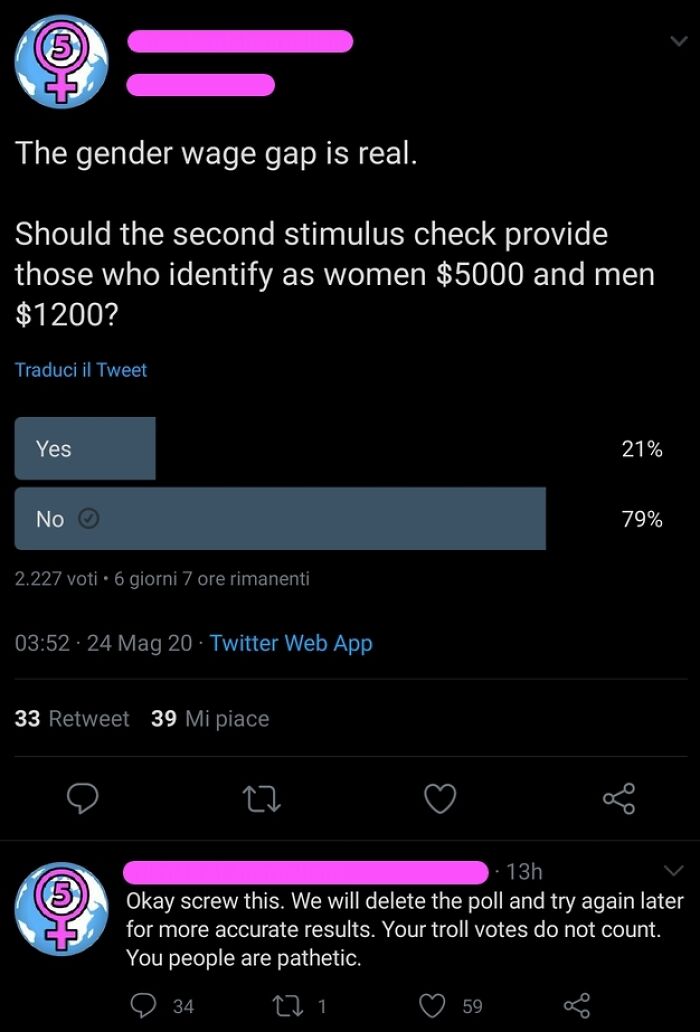 You Voted The Wrong Way!