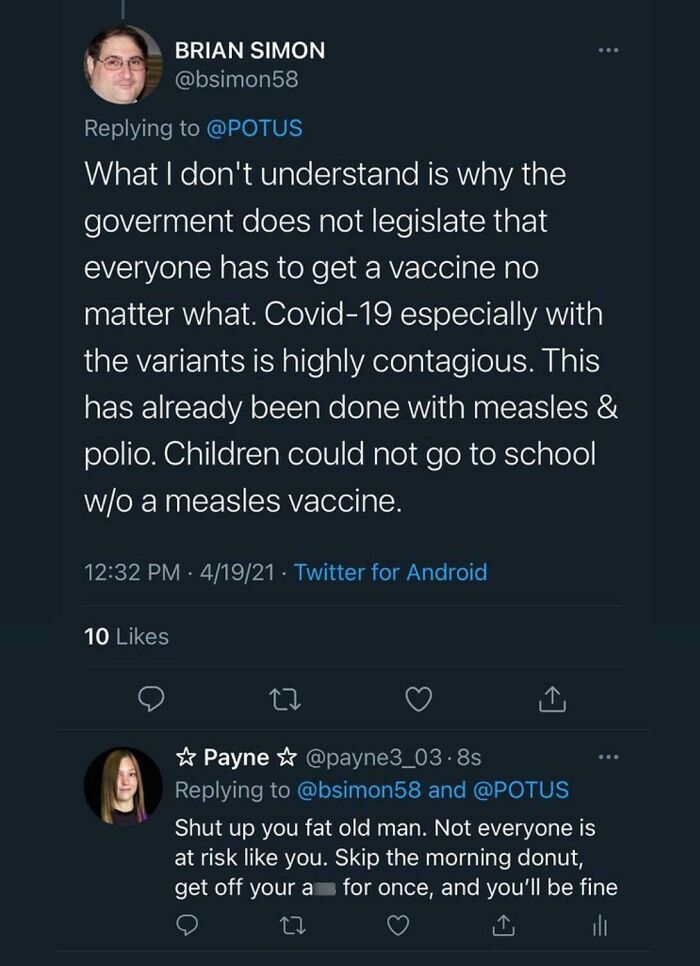 “Shut Up You Fat Old Man”