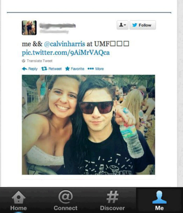 She Met Calvin Harris.. Or Did She?