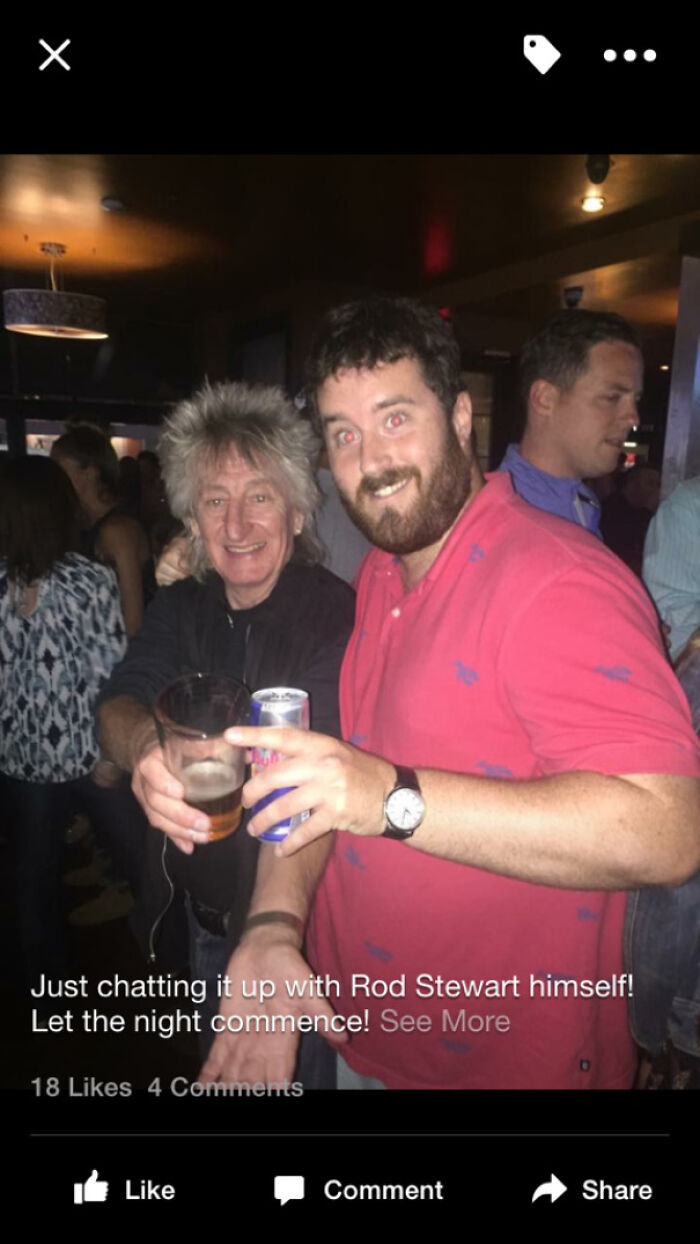 Just Chatting It Up With Rod Stewart Himself!