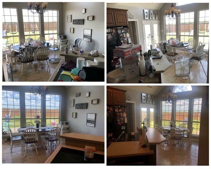 It’s Me Again, The Lady With The Trashed Kitchen Lol Someone Please Tell Me I’m Not The Only One That Has A Dump Zone Of A Kitchen. I’ve Posted Many Before And Afters In This Kitchen But Seeing It Clean Is Such A Motivation For Me So I Hope It Is For Y’all Too!