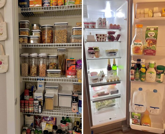 Finally Organized My Pantry And Fridge!