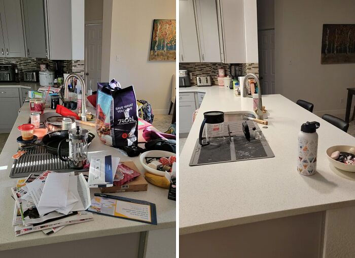 A Previous Poster On Here Gave Me The Push I Needed To Tackle My Kitchen Today. Such A Satisfying Feeling!