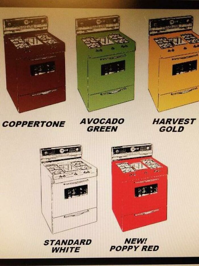 We Were A Harvest Gold Household