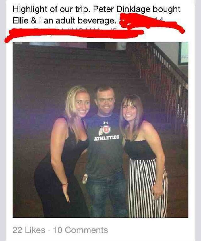 Peter Dinklage Bought Us Drinks!!