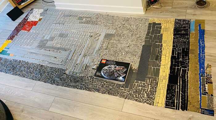 All 7541 Pieces Of The Ucs Millennium Falcon!