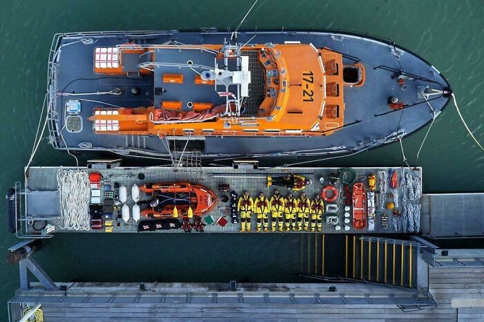 Contents Of An Rnli Seven Class Lifeboat