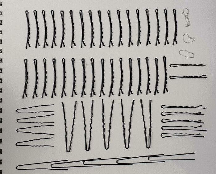 All The Pins That Held My Hair Together At Graduation