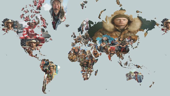 Asked Midjourney To Imagine The Most Stereotypical Face For Each Country