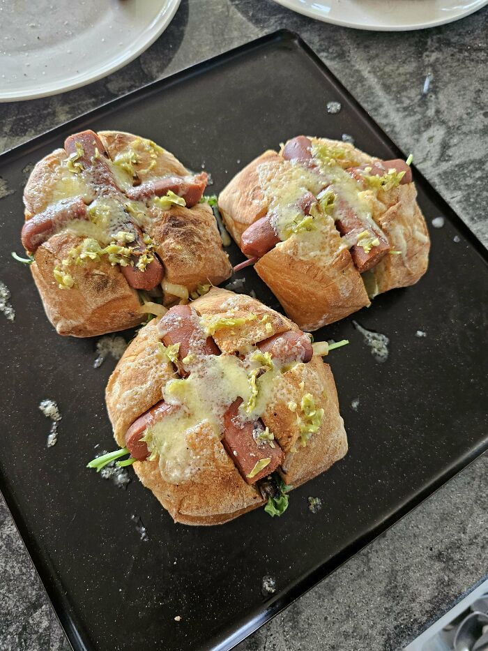 Every Easter I Make Hot Cross Dogs