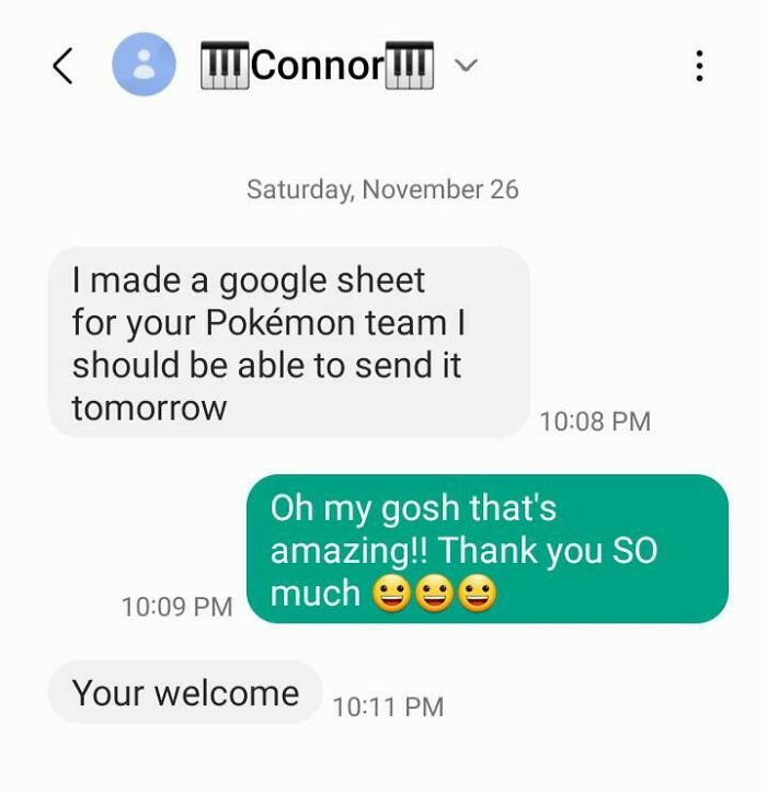 We Hosted My Family For Thanksgiving Yesterday And I Asked My Nephew For Help With A Pokémon Game. Got This Sweet Message After They Went Home