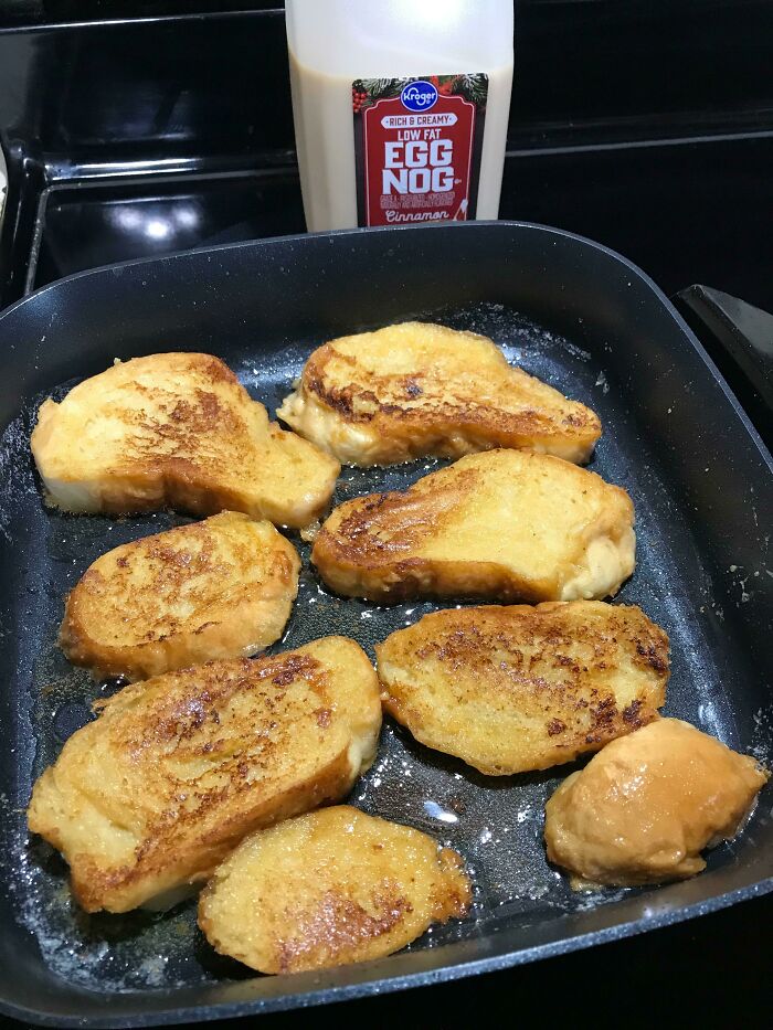 Ponche de huevo y pan = las mejores tostadas francesas
