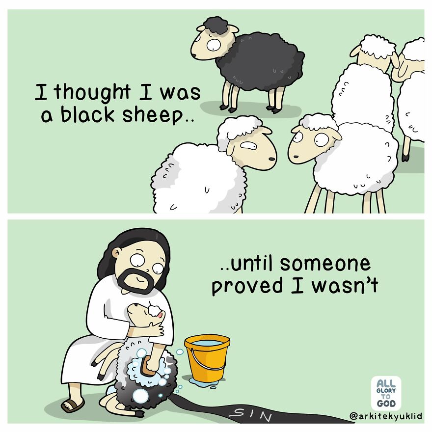 This Instagram Artist’s Faith-Based Wholesome Comics Are Inspiring Self-Reflection Through Humor (New Comics)