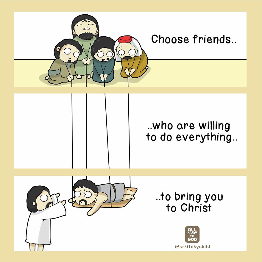 This Instagram Artist’s Faith-Based Wholesome Comics Are Inspiring Self-Reflection Through Humor (New Comics)