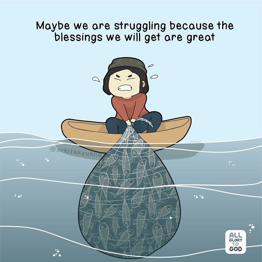 This Instagram Artist’s Faith-Based Wholesome Comics Are Inspiring Self-Reflection Through Humor (New Comics)